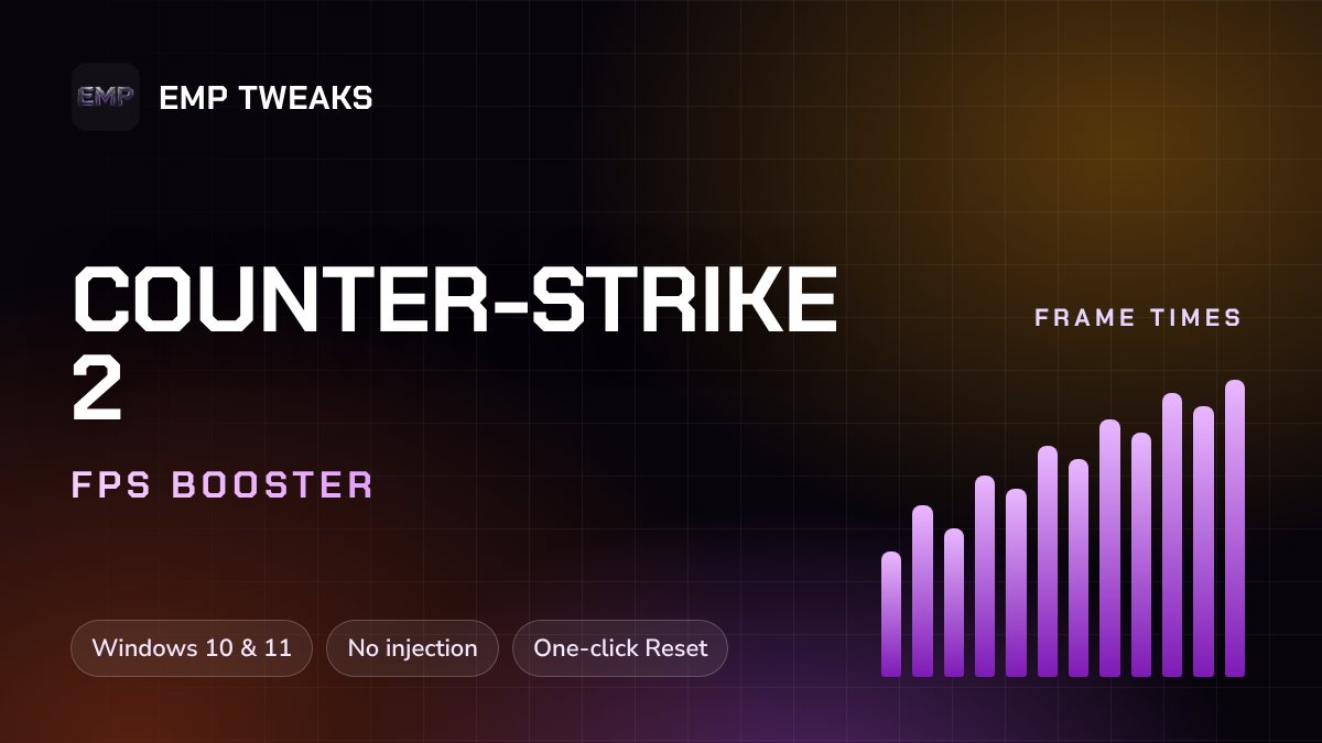 Counter-Strike 2 optimizer & FPS booster for PC