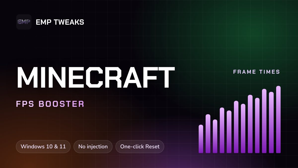 Minecraft optimizer & FPS booster for PC